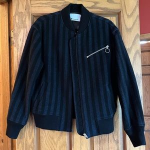 T by Alexander Wang wool blend bomber Sz. 6